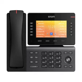 Snom D892M, telefono IP, nero, montaggio da tavolo/a parete, Linux, TFT, 12,7 cm (5 pollici)