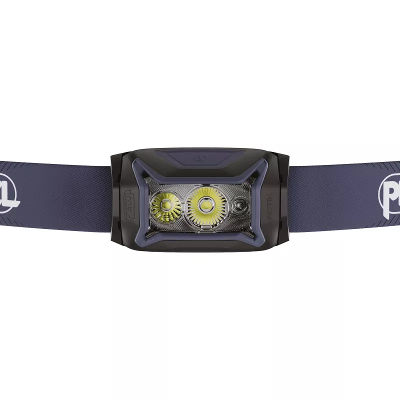 Lampada frontale Petzl Actik nera – LED, 100 lm, 2 LED, IPX4, batterie AAA
