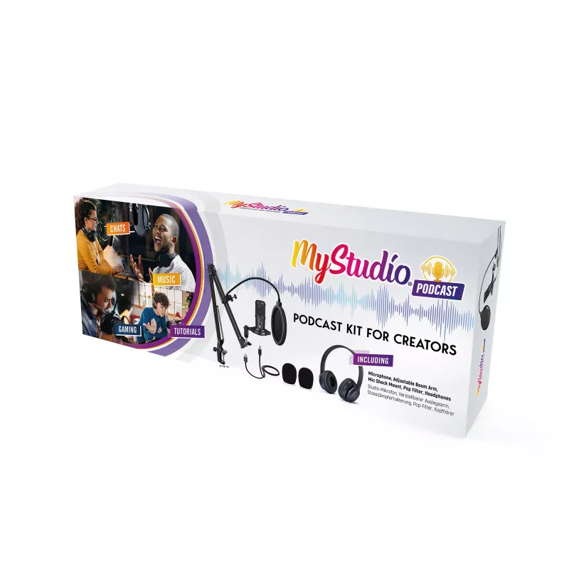 Microfono da studio Easypix 62021 nero