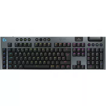 Logitech G G915 X - Tastiera - LIGHTSPEED - retroilluminazione - wireless - 2.4 GHz, Bluetooth, USB - QWERTZ - Svizzera - interruttori tasti: GL Tactil