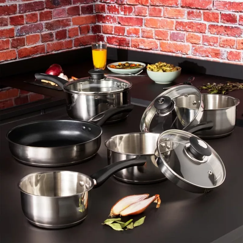 Set pentole Russell Hobbs RH00543EU7 — 5 pezzi, antiaderente, lavabile in lavastoviglie