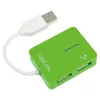Hub USB LOGILINK UA0138 — hub USB 2.0 4 porte, verde, fino a 480 Mbit/s