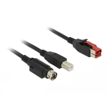 Cavo USB DeLOCK 85489 USB 2.0 3 m USB B nero