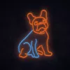 Neon Lights Dog MANTA SNL68MT insegna al neon decorativa bulldog francese