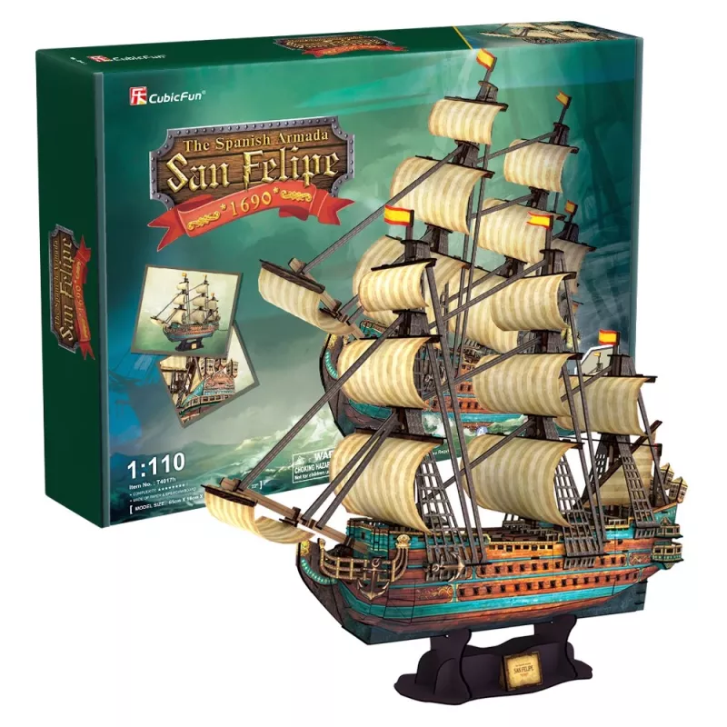 PUZZLE 3D veliero The Spanish Armada San Felipe