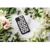 Custodia per smartphone iKins per iPhone 11 Pro Max, design piramidi nero, guscio rigido protettivo