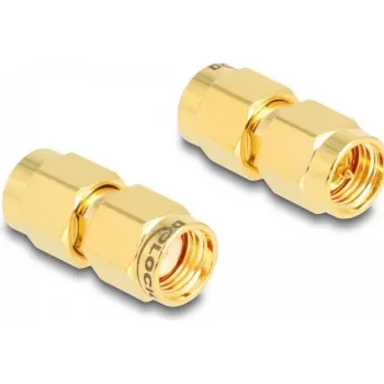 Adattatore DeLOCK RP-SMA connettore maschio su SMA connettore maschio C6801 tipo connettore SMA diametro 9 mm