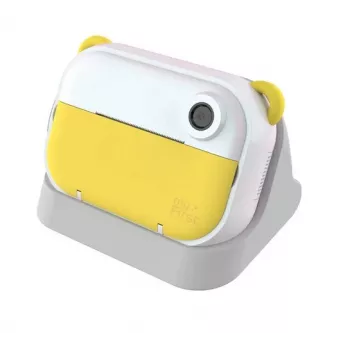 Fotocamera digitale per bambini Xrec myFirst Insta Wi, modello FC2402SA-YW01, per bambini dai 3 anni, 232 g, grigio/bianco/giallo