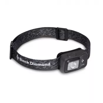 Torcia Diamond Astro 300 nera con fascia frontale blu