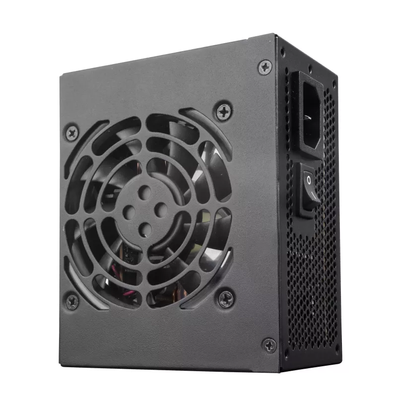 SilverStone SST-SX450-B - alimentatore (interno) - ATX12V 2.4/ SFX12V - 80 PLUS Bronze - AC 90-265 V - 450 Watt - PFC attivo - nero