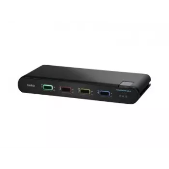 Belkin 4P Single Head DP/HDMI to DP/HDMI Video Secure DT KVM Switch PP4.0 (F1DN104KVM-UN-4)