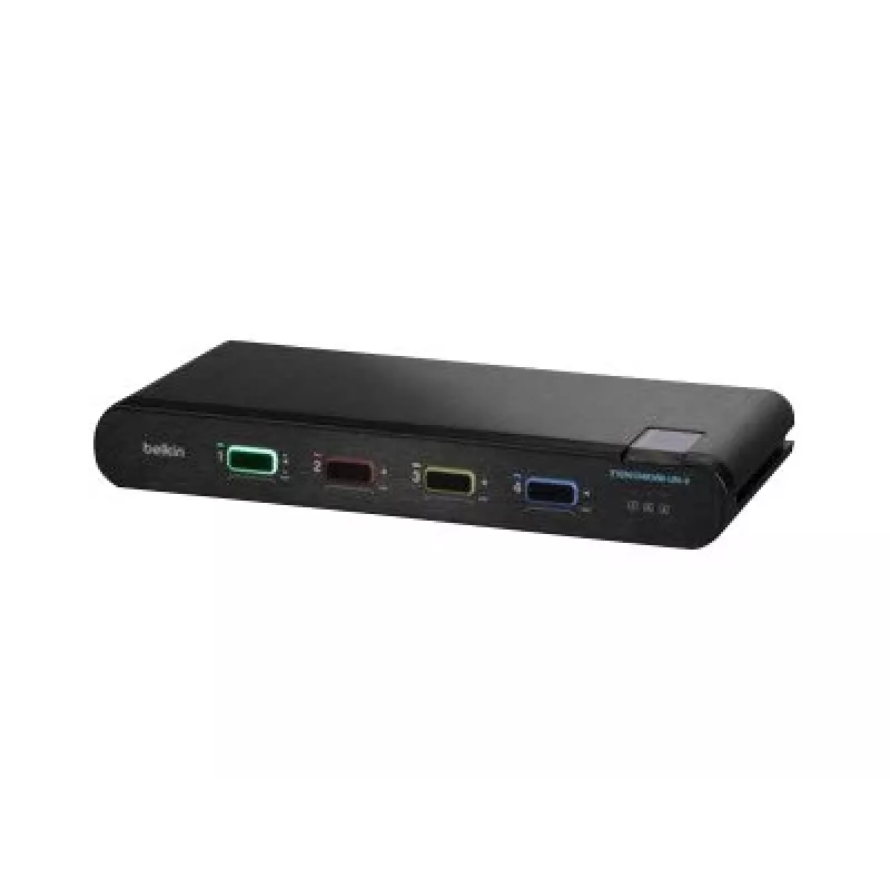 Belkin 4P Single Head DP/HDMI to DP/HDMI Video Secure DT KVM Switch PP4.0 (F1DN104KVM-UN-4)
