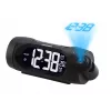 Blaupunkt CRP9BK radiosveglia, FM PLL, proiettore, 2 sveglie, ricarica USB, temperatura interna, nero