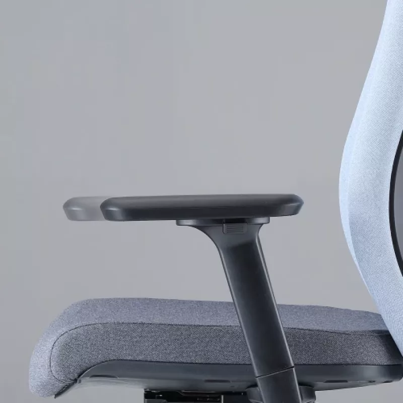 Up Up Athene sedia da ufficio ergonomica nero, grigio + tessuto blu