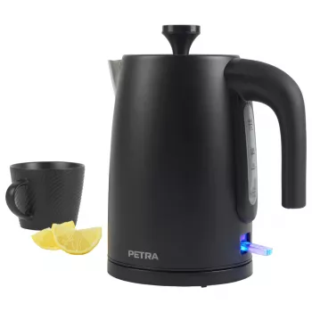 Bollitore Petra 1,7 l 3 kW nero opaco