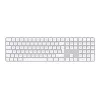 Apple Magic Keyboard con Touch ID e tastierino numerico, UK English, bianca (MXK73B/A)