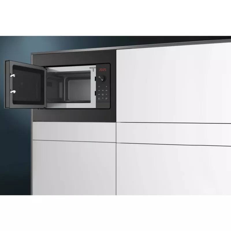 Siemens iQ300 BF523LMB3 microonde nero, acciaio inox microonde solo da incasso 20 l 800 W