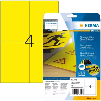 Etichette adesive per stampante HERMA Signs A4 105x148 mm