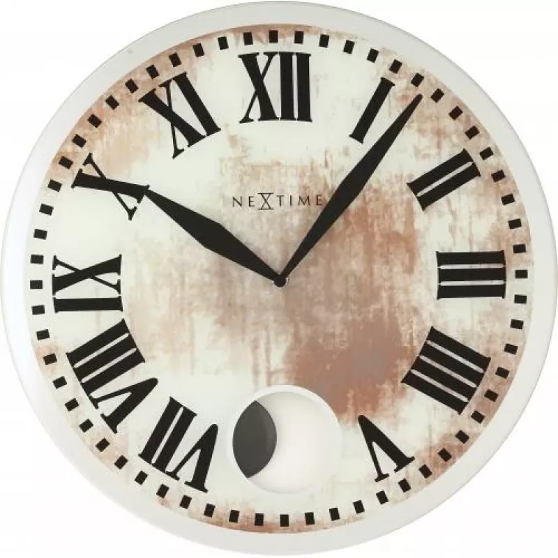 NeXtime orologio 8162 Romana, Ø43 cm, da parete, bianco