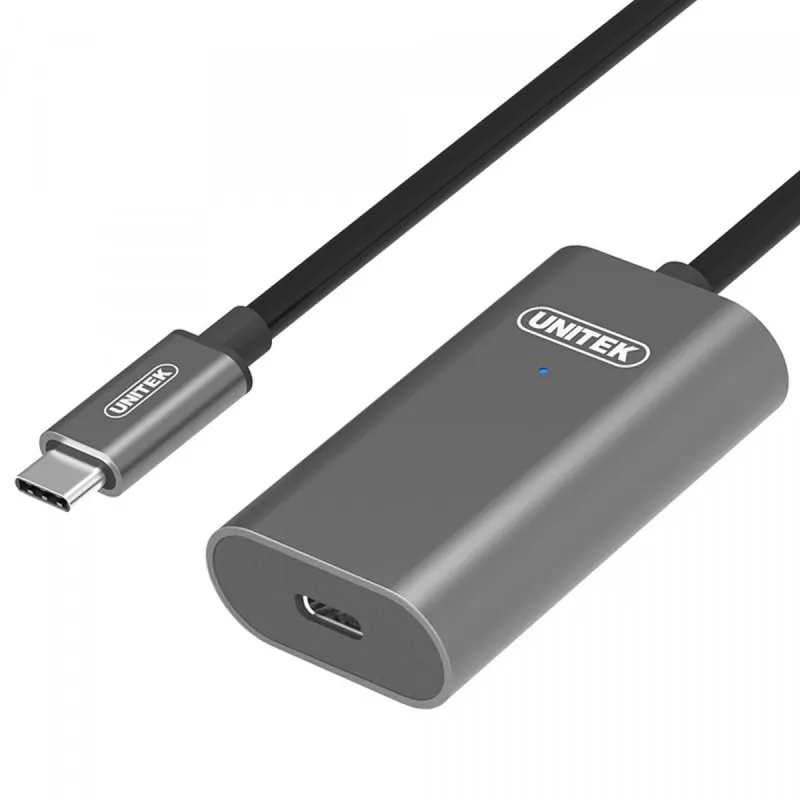 Cavo USB UNITEK U305A 5 m USB 3.2 Gen 1 USB C grigio