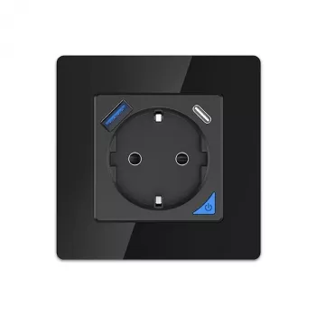 Set prese a muro Extralink Smart Life Pro 230V con 1x USB-A e 1x USB-C