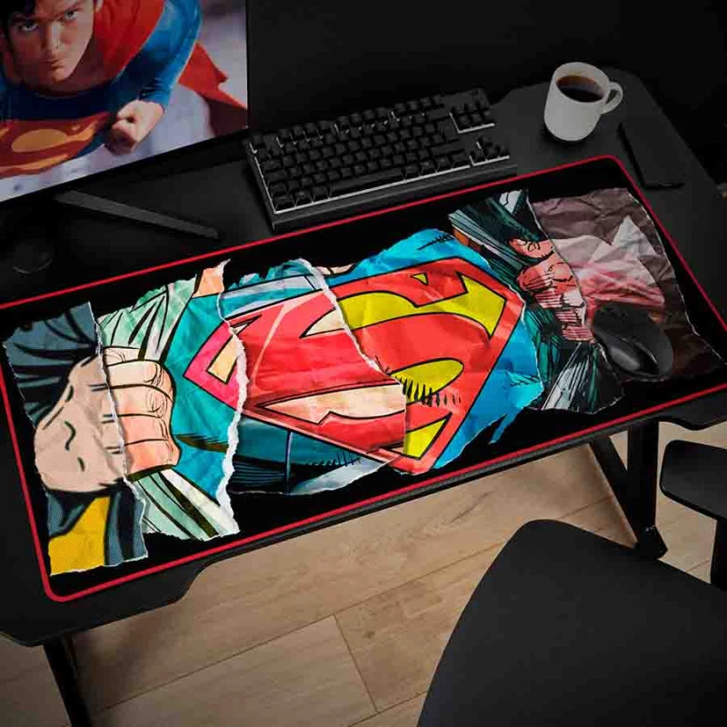 Tappetino mouse gaming Subsonic XXL Supermans Chest