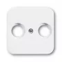 Busch-Jaeger Reflex SI 2531-214 placca centrale per presa antenna, a 2 vie, bianco alpino