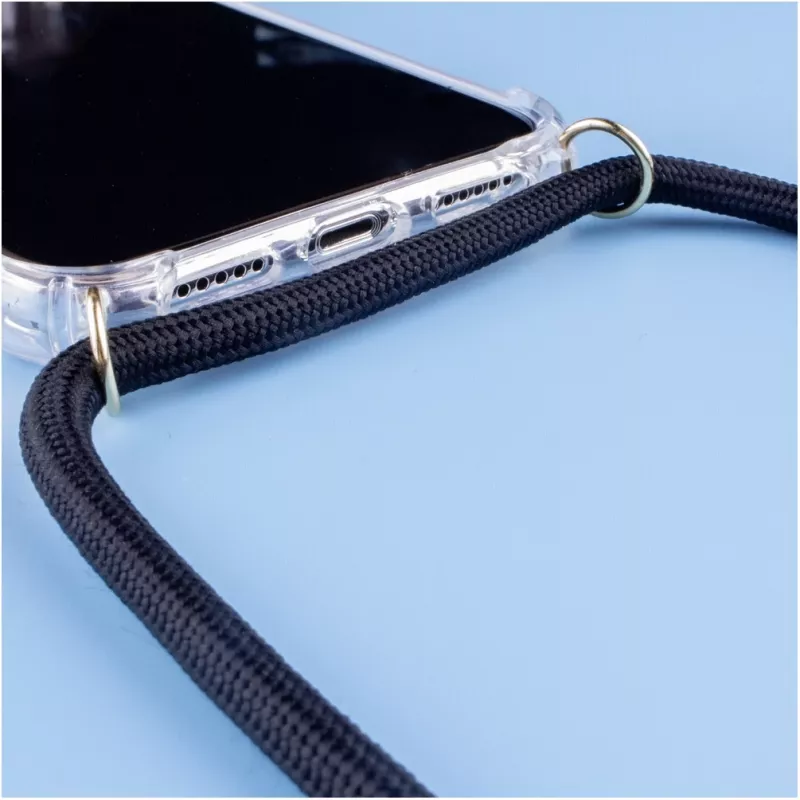 Lookabe custodia per telefono con collana per iPhone XR, oro/nero