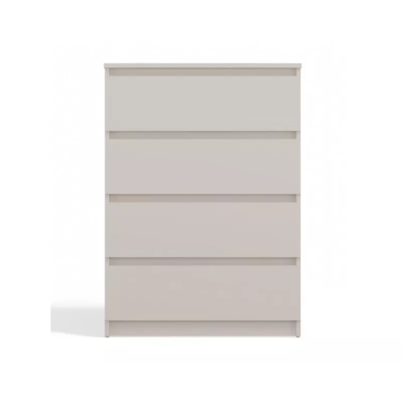 Comodino Top e Shop MALWA M4, 4 cassetti, cashmere, 700×970×400 mm, laminato