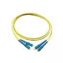 Cavo patch in fibra ottica duplex monomodale SC / SC, 9/125, lunghezza: 10 m, Good Connections® (LW-910SC)