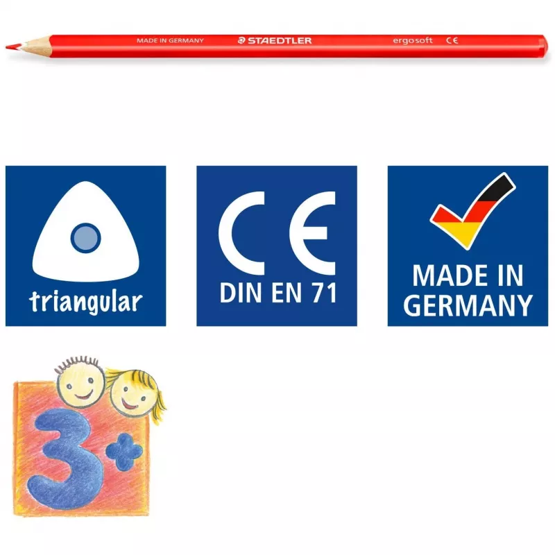 Matite colorate Staedtler Ergosoft 157 multicolore 36 pz.