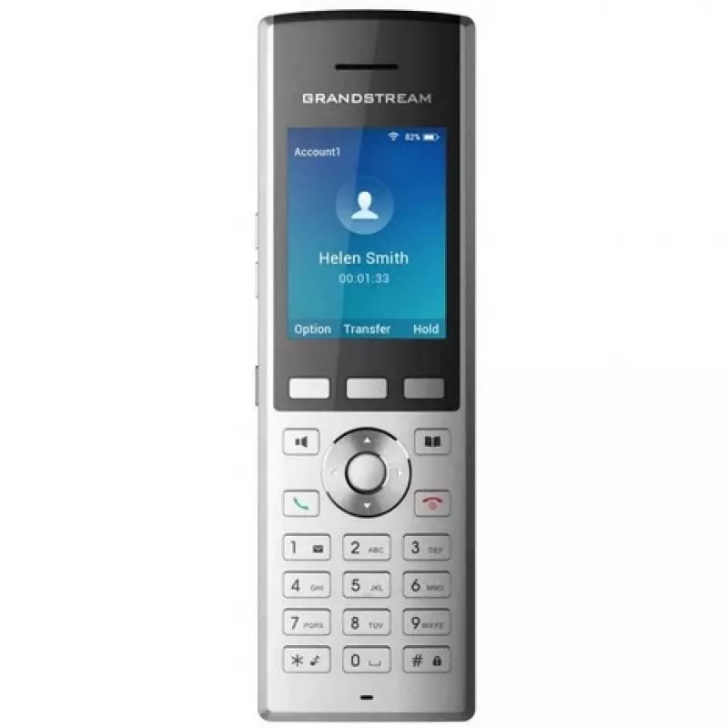 Telefono IP Grandstream Networks WP820 nero argento