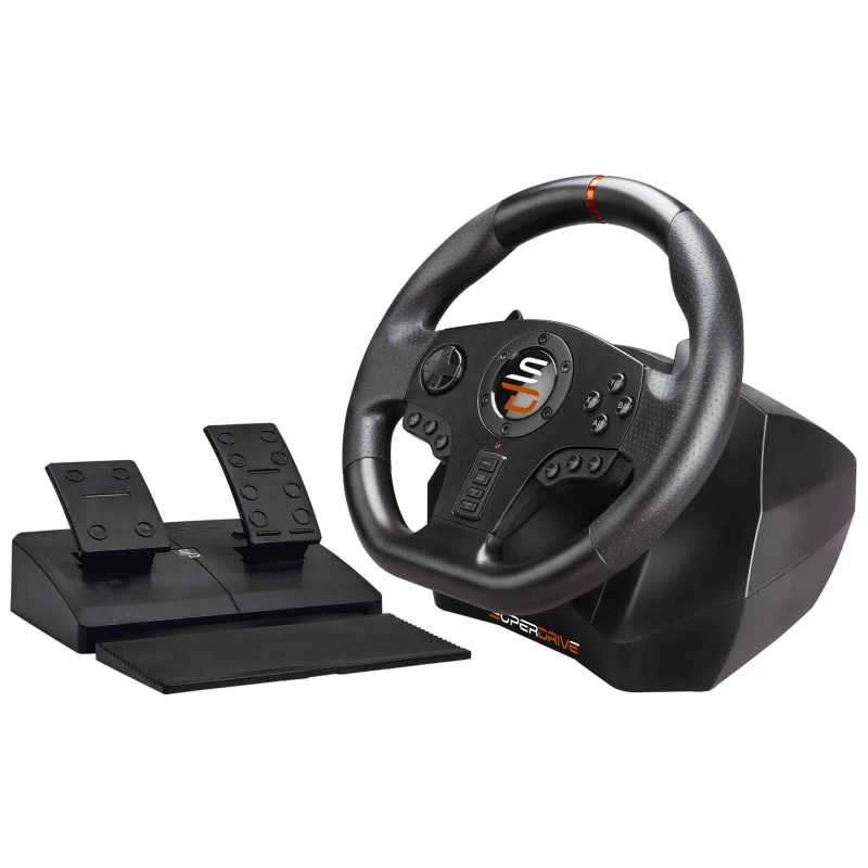 Volante + pedali gaming Subsonic SA5595-PC nero USB