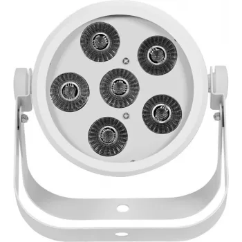 Faro LED PAR EUROLITE Silent Par 6 QCL Floor RGBW 6x4W — PAR da terra compatto con LED RGBW