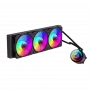 Gamemax | Dissipatore a liquido per CPU | ICEBURG 360 INFINITY | nero