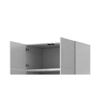 Armadio cama meble PAFOS 2D BASE 90×55,5×45 cm bianco opaco, 2 ante