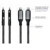 Good Connections cavo Ethernet USB-C RJ45, antracite, 1,5 m