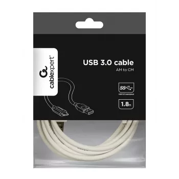 Gembird CCP-USB3-AMCM-6-W cavo USB USB 3.2 Gen 1 (3.1 Gen 1) 1,8 m USB-A USB-C bianco