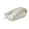 Mouse da ufficio con filo Lenovo 540 ambidestro USB Type-C ottico 2400 DPI sabbia