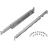 Kit guide per rack PowerWalker 10120531 — argento, larghezza 550 mm, altezza 140 mm, profondità 70 mm, supporta profondità rack 78–120 cm, peso 3,1 kg