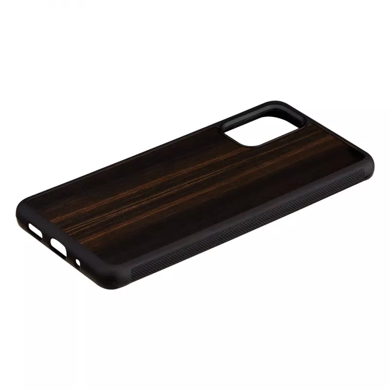 Custodia protettiva per Samsung Galaxy S20+ — Man and Wood — ebano nero