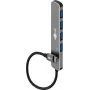 Goobay 79157 - Hub USB-C 3.2 4 porte 5 Gbit/s 4x USB-A 3.2 - digitale/dati (79157)