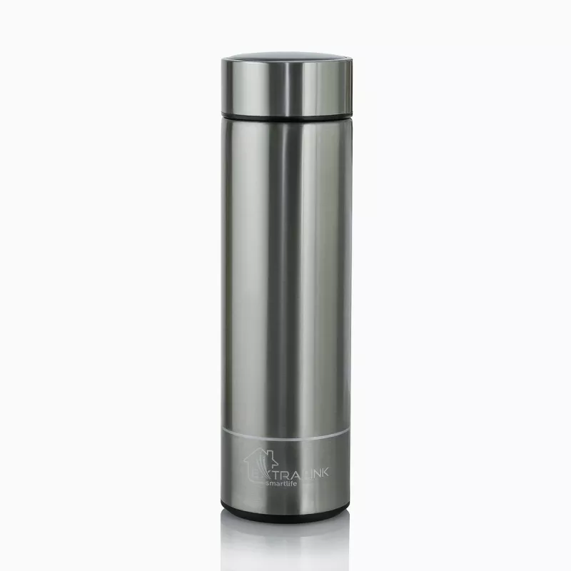 Extralink Smart Travel Mug argento, tazza termica con display LED