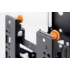 Supporto a parete EDBAK | VWPOP40 supporto video wall pop-out con sgancio rapido | 19-43 pollici | Portata massima 25 kg | nero