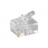 Microconnect KON502-10R connettore per cavi RJ-12 6P6C trasparente