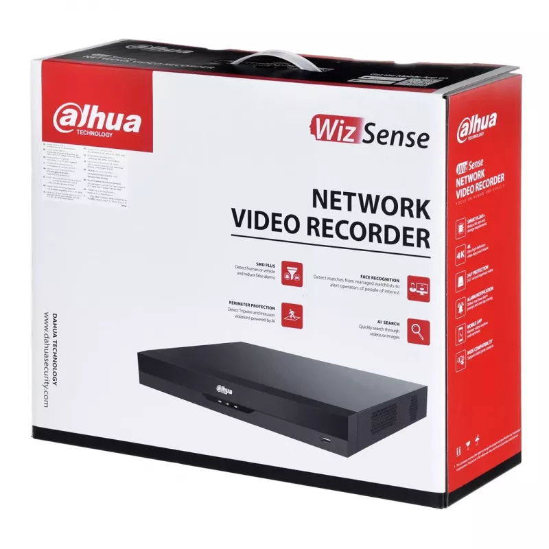 Videoregistratore di rete Dahua Technology WizSense NVR4232-EI 1U nero