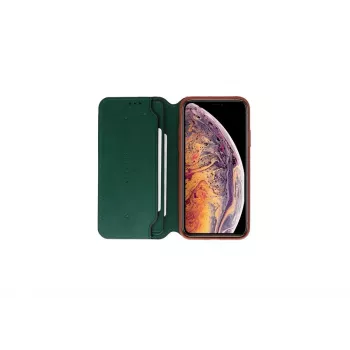 Custodia folio Smart VixFox per Huawei P20 — custodia protettiva folio verde foresta