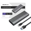 Qoltec contenitore per SSD M.2 SATA (NGFF), USB-C