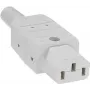 Spina di rete C13 Bachmann 915.270 bianco