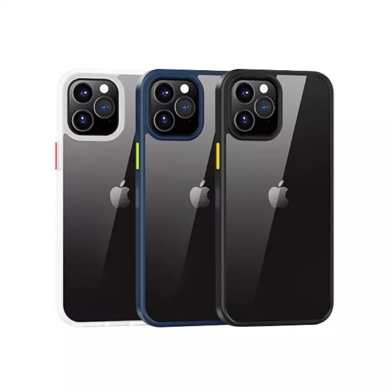 Custodia protettiva antishock Devia Shark Series per iPhone 12 Pro Max, bianco